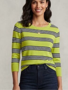Joseph A Striped Sweater nwt‎